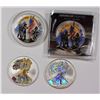 Image 1 : 3 AMERICAN SILVER EAGLES - 2001, 2004 AND 2006