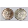 Image 2 : (2) 1996 AMERICAN SILVER EAGLE BU