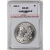 Image 1 : 1885-O MORGAN SILVER DOLLAR CCGS