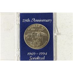 25TH ANNIVERSARY 1969-94 APOLLO XI SERIALIZED