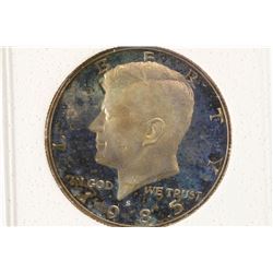 1985-S KENNEDY HALF DOLLAR PROOF DCAM