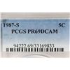 Image 3 : 1987-S JEFFERSON NICKEL PCGS PR69 DCAM