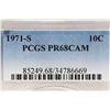 Image 3 : 1971-S ROOSEVELT DIME PCGS PR68 CAM