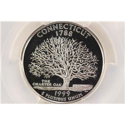 1999-S SILVER CONNECTICUT QUARTER PCGS PR69 DCAM