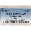 Image 3 : 1999-S SILVER CONNECTICUT QUARTER PCGS PR69 DCAM