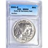 Image 1 : 2001-D BUFFALO COMMEM DOLLAR, ICG MS-69