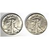 Image 1 : 1935 & 36-S -XF WALKING LIBERTY HALF DOLLARS
