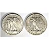 Image 2 : 1935 & 36-S -XF WALKING LIBERTY HALF DOLLARS