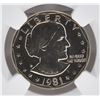 Image 2 : 1981-D SUSAN B. ANTHONY DOLLAR, NGC MS-67
