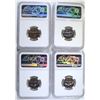 Image 2 : 1957, 58, 61 & 63 JEFFERSON NICKELS, NGC PF-68