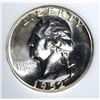 Image 2 : 1952 WASHINGTON QUARTER, CCGS SUPERB GEM+++