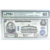 Image 1 : 1902 $5 NATIONAL CURRENCY  PMG 63 EPQ