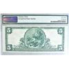 Image 2 : 1902 $5 NATIONAL CURRENCY  PMG 63 EPQ