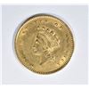 Image 1 : 1854 GOLD $1 DOLLAR TYPE 2  BU