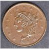 Image 1 : 1839 LARGE CENT  BEAUTIFUL CH BU+ BROWN