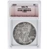 Image 1 : 2009 AMERICAN SILVER EAGLE WHSG PERFECT GEM BU