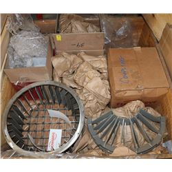 PALLET OF FLOWSERVE COUPLINGS, PUMP PARTS &