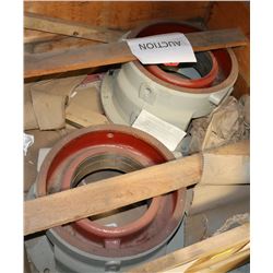 PAIR OF FLOWSERVE STUFFING BOXES