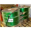 Image 1 : 6 ROLLS OF PLASTIC BANDING, 6500 FT PER ROLL