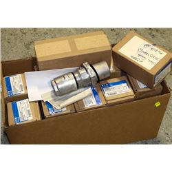 LOT OF 13 EATON M4 PLUG - BODY GROUNDED, APJ6485