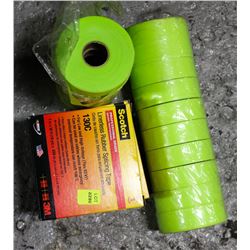 LOT OF RUBBER SPLICING TAPE AND MORE