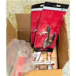 BOX WITH AIR NOZZEL ATTACHMENTS, FLOW SHUT OFF