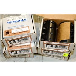 6 BOXES OF RIDGID COUPLINGS 2 PIECE CLAMP STYLE