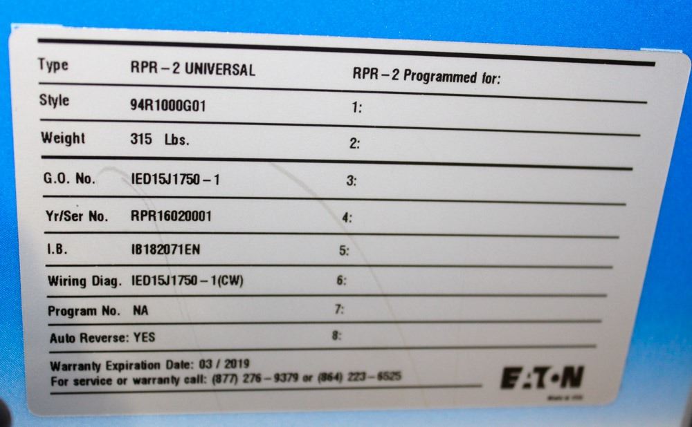 EATON POWER BREAKER REMOTE RACKING DEVICE