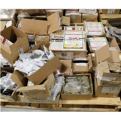 PALLET OF ASSORTED BOLTS, NUTS, AND FITTINGS
