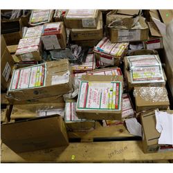 PALLET OF ASSORTED THREADED RODS, STUDS, NUTS &