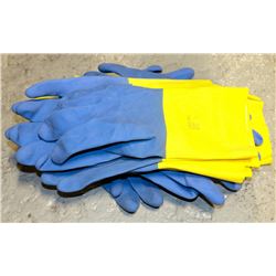 10 PAIR OF ANSELL CHEMI-PRO FLOCKLINED 13" GLOVES