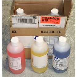 BOX OF 6 - 500ML BOTTLES OF BUFFER SOLUTION