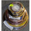 Image 1 : GROUP OF ASSORTED SIZED METAL GASKETS