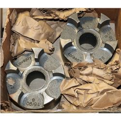 PAIR OF LOVEJOY HUBS, CJ 75/90B CI RSB