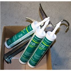 3 TUBES OF KTV 732 MULTI-PURPOSE SEALANT WITH A