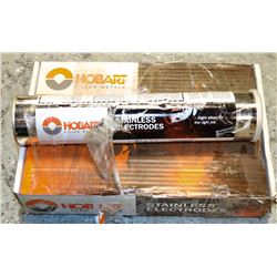 BOX OF HOBART STAINLESS ELECTRODES 3/32 X 12"