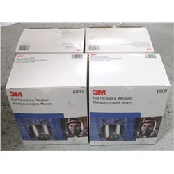 BOX OF 3M FULL FACEPIECE, MEDIUM (6800),