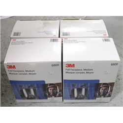 BOX OF 3M FULL FACEPIECE, MEDIUM (6800),