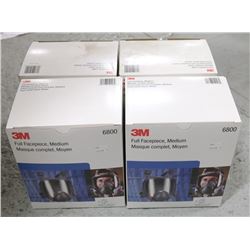 BOX OF 3M FULL FACEPIECE, MEDIUM (6800),