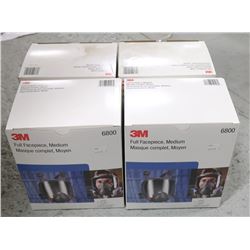 BOX OF 3M FULL FACEPIECE, MEDIUM (6800),