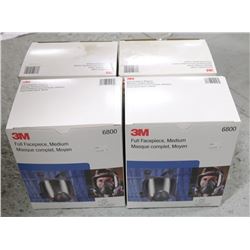 BOX OF 3M FULL FACEPIECE, MEDIUM (6800),