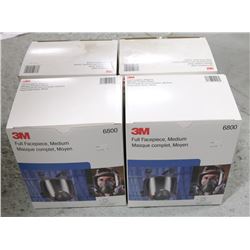 BOX OF 3M FULL FACEPIECE, MEDIUM (6800),