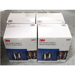 BOX OF 3M FULL FACEPIECE, MEDIUM (6800),