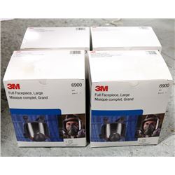 BOX OF 3M FULL FACEPIECE, LARGE (6900),