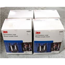 BOX OF 3M FULL FACEPIECE, LARGE (6900),