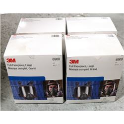 BOX OF 3M FULL FACEPIECE, LARGE (6900),
