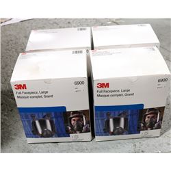 BOX OF 3M FULL FACEPIECE, LARGE (6900),