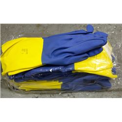 12 PAIR OF ANSELL CHEMI-PRO FLOCKLINED 13" GLOVES