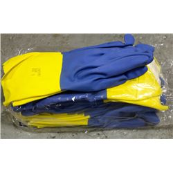 12 PAIR OF ANSELL CHEMI-PRO FLOCKLINED 13" GLOVES