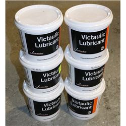 LOT OF 5 TUBS OF VICTAULIC LUBRICANT,
